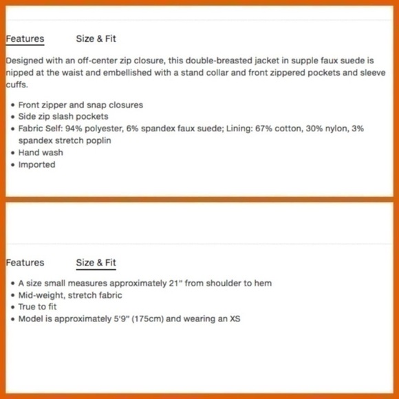 BCBGMaxAzria chestnut faux suede moto jacket & NWT skirt *shop@iamwarrior - Picture 9 of 16